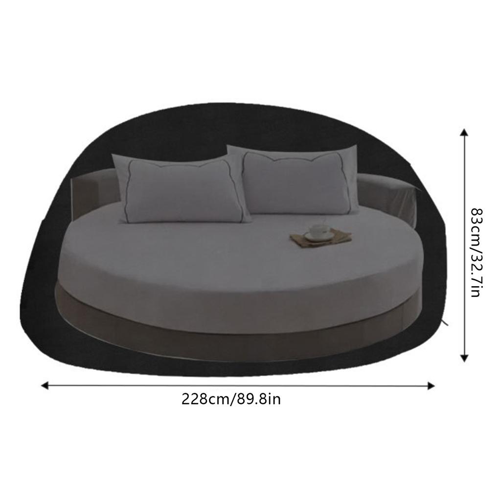 Coperture Impermeabili per Daybed, Copertura per Divano Letto a Baldacchino Rotondo da Giardino per Arredi da Patio