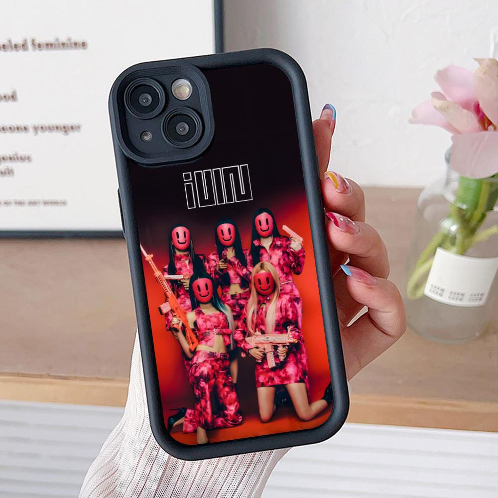 KPOP G-Gidle-S Thicken TPU Mobile Phone Case for iPhone 17 16 15 14 13 12 11 Air Pro Max Plus Colorful Cover
