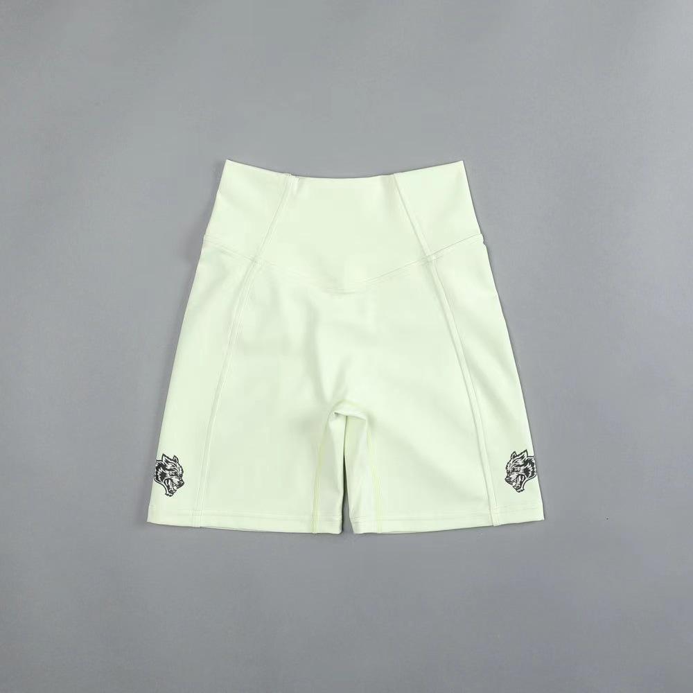 

Жіночий спортивний костюм DARCSPORT: Спортивний бюстгальтер Wolf Head і швидковисихаючі шорти з високою еластичністю Medium