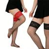 Plus Size Net Stockings for Women Elastic Non Slip Cool Summer Light
