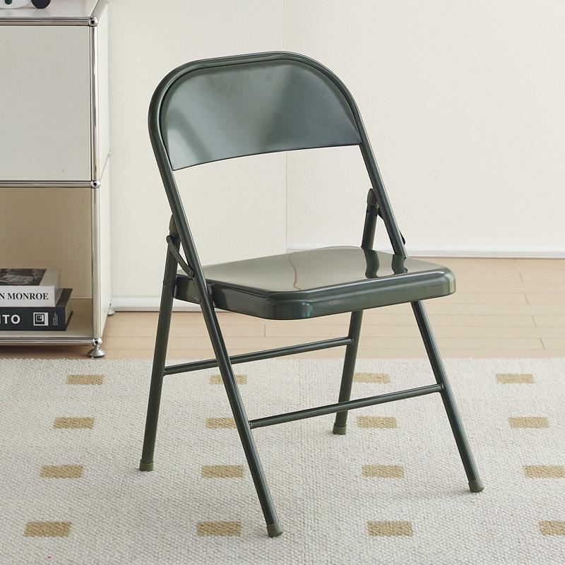 Portable Folding Chair with Backrest - Ideal for Home, Office, Conference, or Outdoor Use