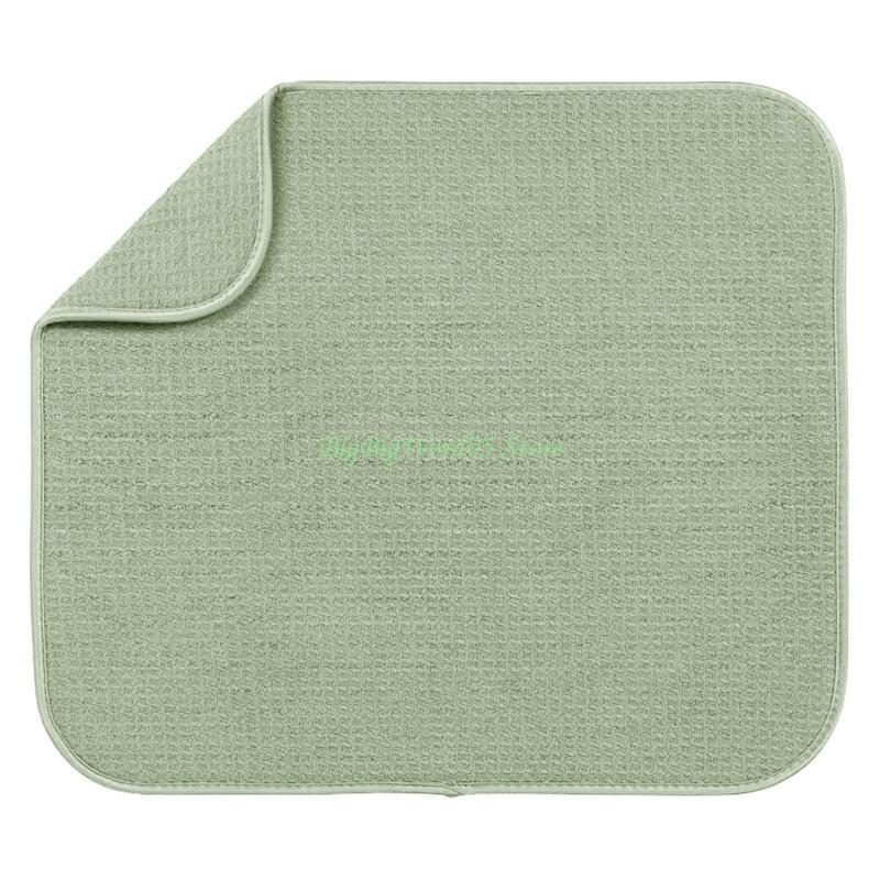 24TE Dish Drying Pad Dish Drying Mat for Kitchen Counter Multifunctional Drying Mat