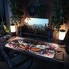 Custom 1Pc Gothic Skull Moth Tattoo Personalized Mouse Pad Non Slip Rubber Waterproof Desk Mat Stitched Edge Gaming Office Xmas Gift