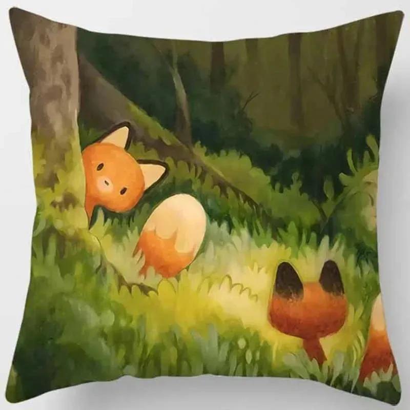 Fairy Tale World Cartoon Pillowcase Car Ornaments Office Living Room Sofa Home Pillowcase