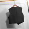 Short Vest for Women New Spring Autumn Clothing Fashion Western-style Color Matching Outer Vest