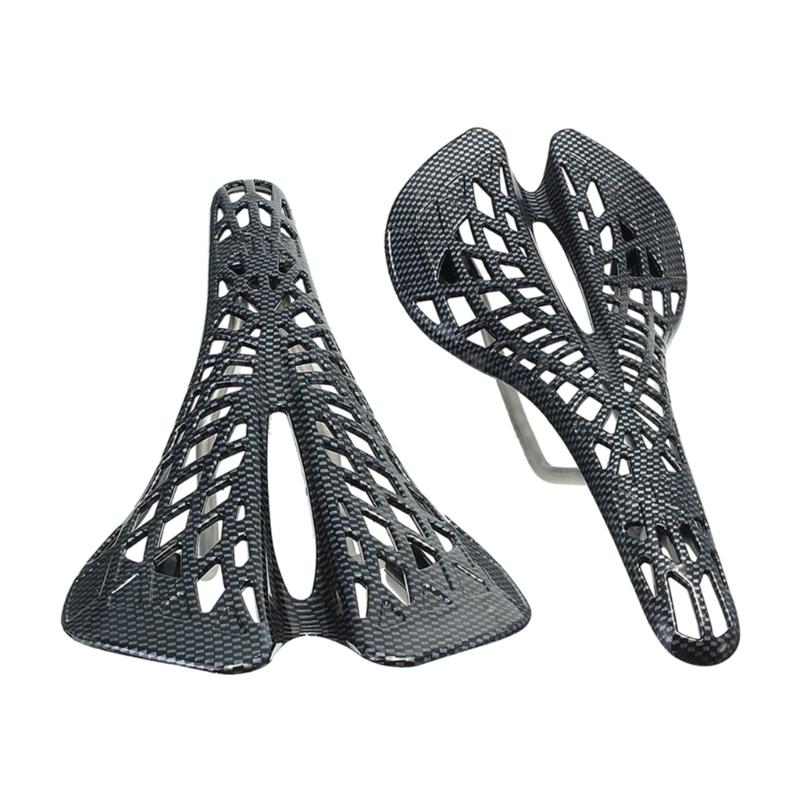 Carbon Fiber Bike Seat Breathable Road Bike Saddle Cushion for Men Women