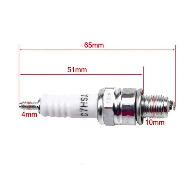 1 stück Zündkerze 4629 C7HSA FÜR CR7HIX CR7HSA A7TC A6RTC IUF22 U22FS U22FSR-U C6HSA Roller Horizontale Motor Pit Dirt Quad ATV