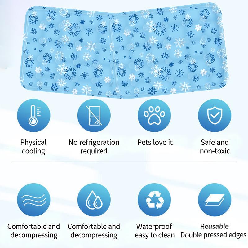 Pet Ice Mat Summer Cooling Pad For Single Use Cool Soft Ice Cushion