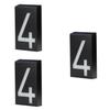 Elegant Led Solar Powered House Address Number Digits With Waterproof Design