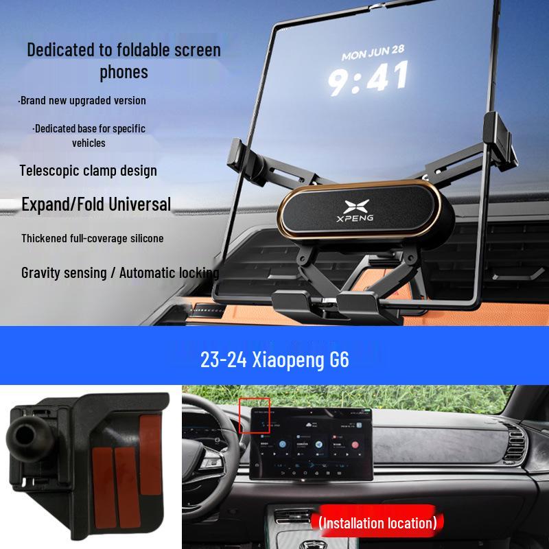 Foldable Air Vent Phone Holder for XPeng G3/P7/P5/G6 Navigation
