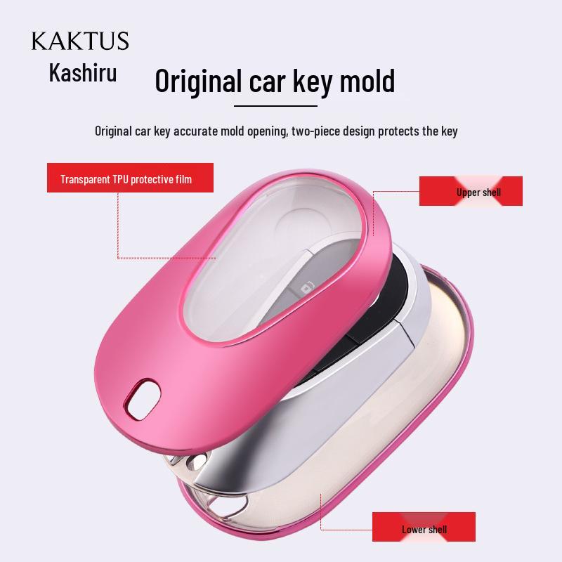 Soft Rubber Key Shell Cover for 2021 Mercedes-Benz S-Class 500L/S450L/S400L