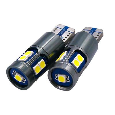 Shingen T10-22W2 LED T10 SMD Wedge Bulbs, 9 Rows, White, 6500K, Set of 2, Non-Polarity