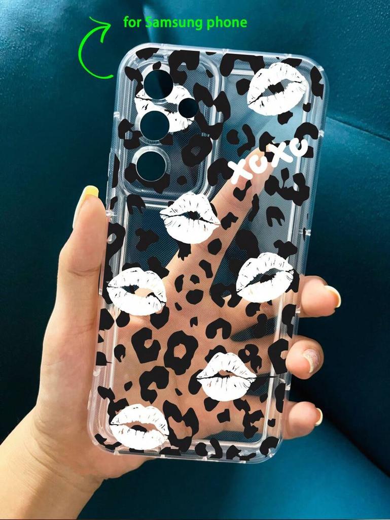 Black Spider Web Clear Case For Samsung Galaxy A15 A35 A55 A34 A54 A53 A52 S24 Ultra S23 Plus S22 S21 S20 FE Shockproof Cover