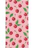 Pink Fruit Cherry Kids Beach Towels Microfiber Beach Towels for Boys Girls Sand Free Absorbent Toddler Pool Towels Bath Towel