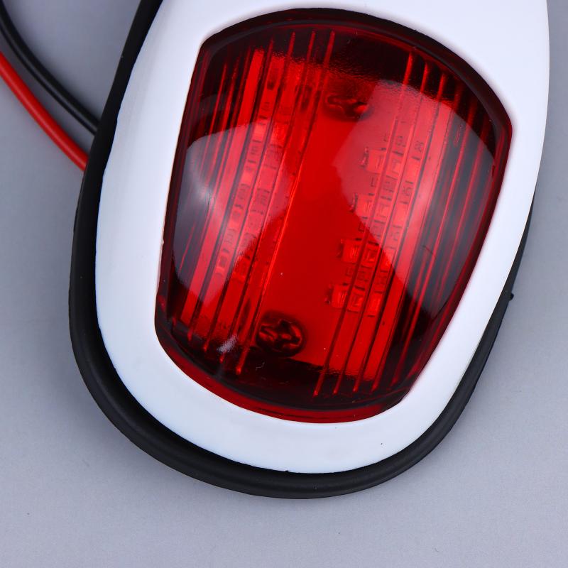 Yacht 12V LED Waterproof Sounding Light Red and Green Marine Lamp for Night Safety Boat