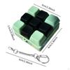 Tastatur Fidget Nøkkelring 9 Taster Mekanisk Klikker Kreativt Tilbehør Bærbare Rekvisitter