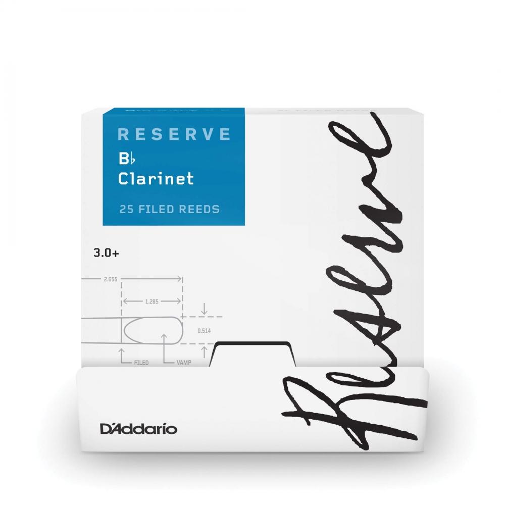 

D Addario WoodWinds Трость D Addario для кларнета Bb РЕЗЕРВ DCR0135-B25 [Твердость: 3.5] 25 шт. (индивидуально завернутый)