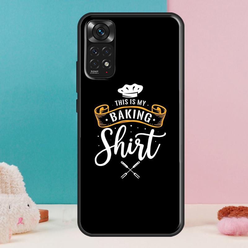 Baking Cook Chef Case For Xiaomi Redmi Note 14 12 11 9 10 13 Pro 9S 10S 11S 12S Redmi 13C 10C 12C 14C Cover