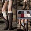 Fashion Cute Crochet Knit Leggings Knee High Boot Socks Leg Warmers