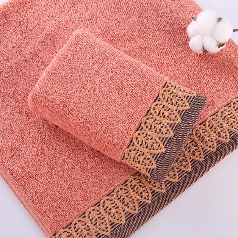 100% A-Grade Antibacterial Cotton Bath Towel - Thick, Soft, Absorbent, Quick-Drying, Adult Size Washcloth