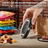 3 In 1 Commercial USB-C Rechargeable Bag Sealer & Cutter, Portable with LED Light & Usage IndicatorStorage for Food, Kitchen