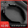 Car Sticker Suede Car Steering Wheel Cover Breathable Anti Slip Auto Accessory For Mercedes Benz AMG W204 W205 W203 W211 W212 W2