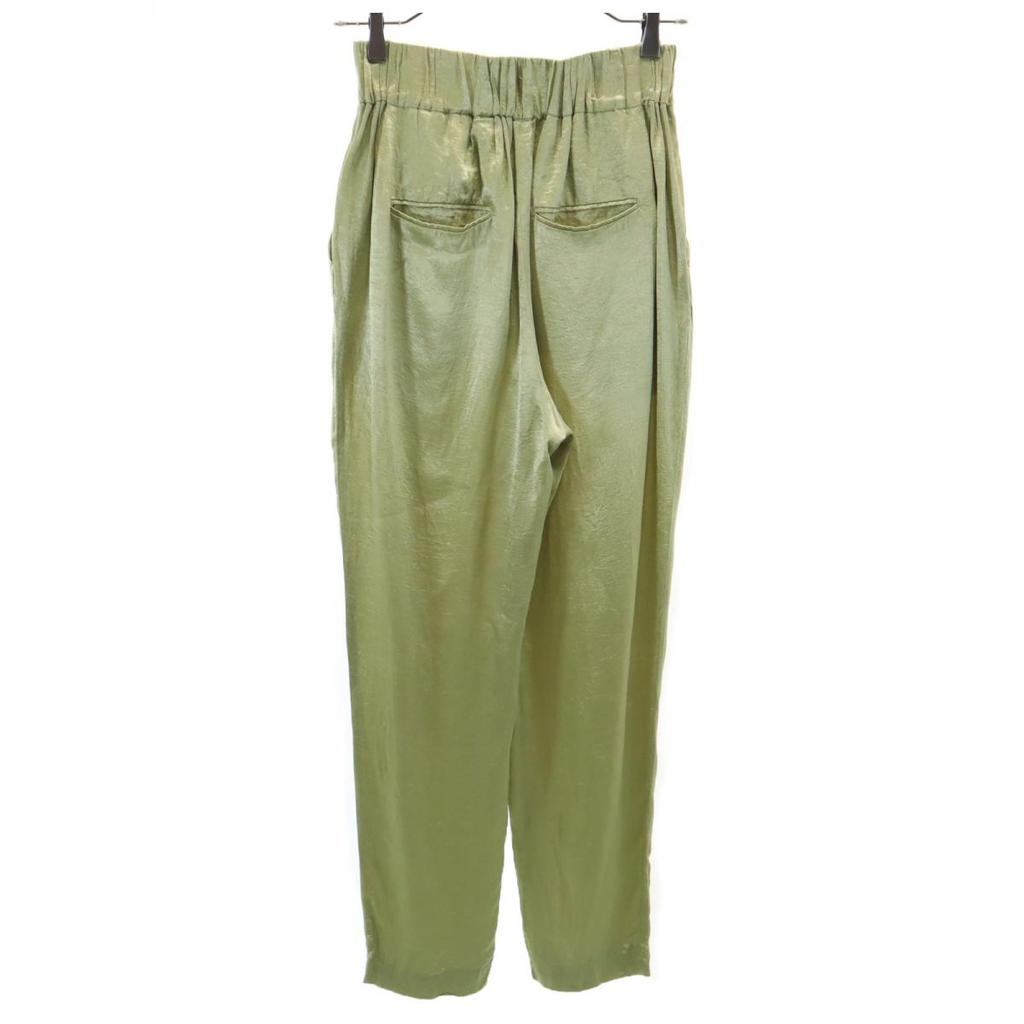 MAISON SPECIAL Long Pants 36 Green System Waist Rubber Women Used