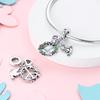 Charms Plata Love And Peace Flower Pigeon Pendants Fit Original Bracelets Charms For Women Jewelry Diy Making Gifts