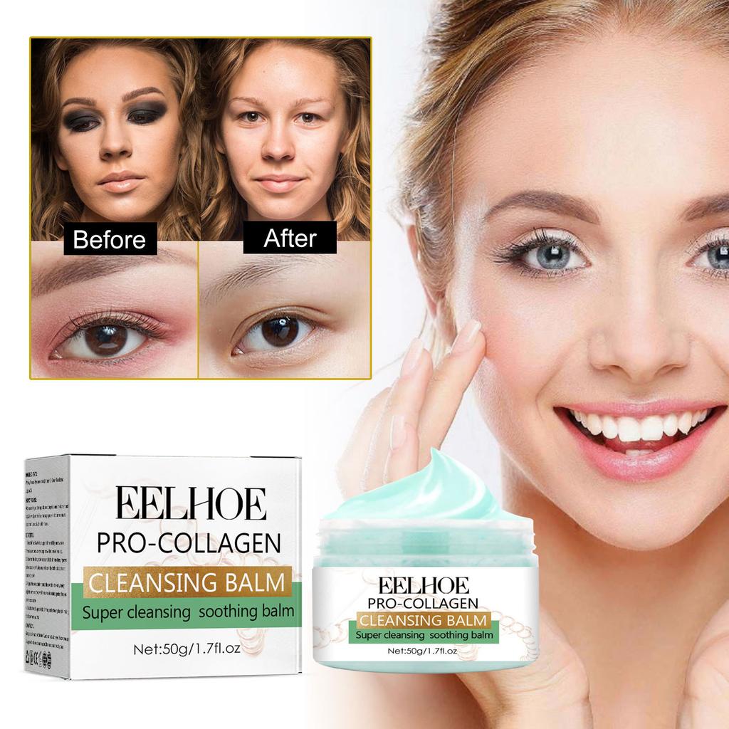 Cleansing Balm, Deep Cleansing Eyes, Lips and Face, Gentle Makeup Removal, Brightening Skin, Moisturizing, Refreshing Cleansing Balm