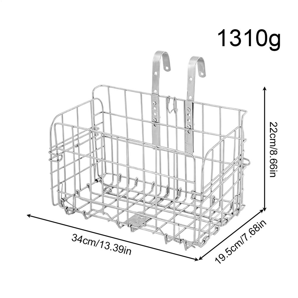 

Basket For Bike Foldable Cycling Accessories Adjustable Rack Mountain Bike Basket Handlebar Mount For Road Electric Scooter рожевий