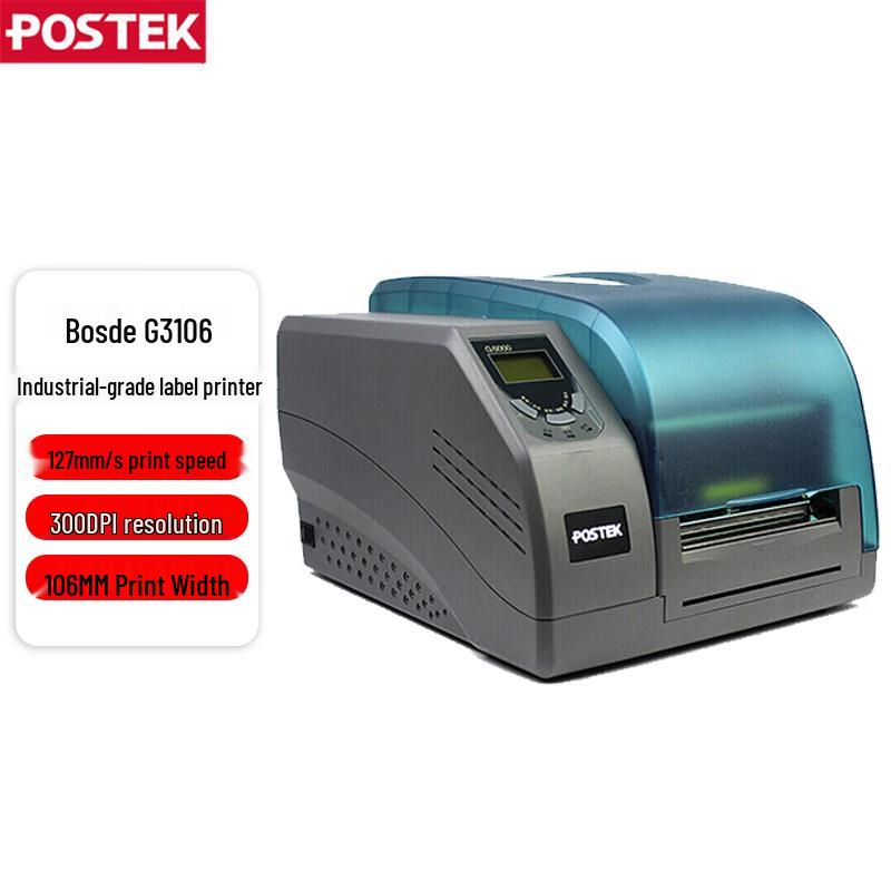 POSTEK G3106 Industrial Thermal Transfer Label Printer