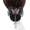 Stewardess Headwear Hairgrips Cover Net Professional Headdress Korean Bun Snood Women Spring Clips