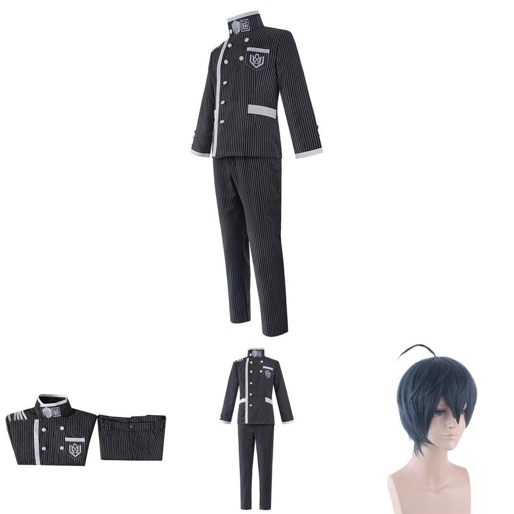 Danganronpa V3 Saihara Shuichi Cosplay Kostüm Exquisite Schuluniform Mit Perücke