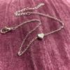 Korean version ins fashion love romantic heart-shaped jewelry exquisite silver bracelet direct supply, love peach heart bracelet