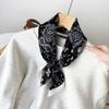 New Fashion Puzzle Cashew Silk Scarf Female Simulation Silk Herringbone Cotton Square Scarf Soft Silk Scarf Scarf Decorative Scarf