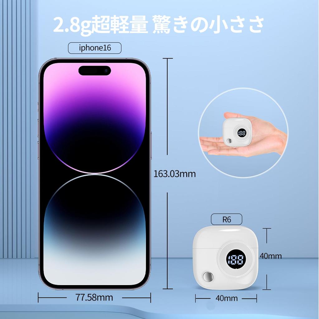 Wireless Bluetooth Earphones [2025 Retro Design] Ultra-Small, Mini Bluetooth 5.4+EDR, Hi-Fi Stereo Earphones with Battery Level Display, ENC Noise
