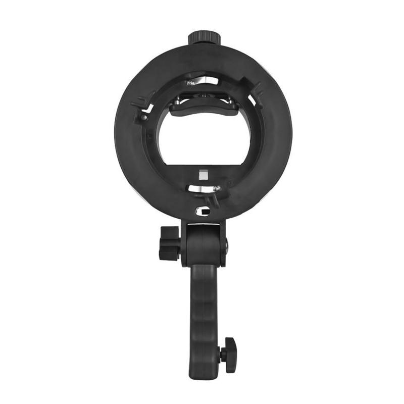 

Universal Flash Bracket Mount Adapter with Hand Grip Adjustable for Speedlite Snoots Flash Softbox Photography Umbrella