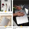 3pcs Premium Stainless Steel Cutting Board Set - Durable, Easy To Clean, Rust-Resistant, BPA-Free, Space-Saving Kitchen Ready for Food Preparation