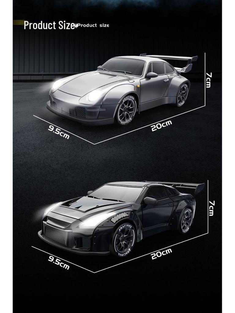 Professional RC Racing Car with Full Throttle & Steering, Dual Motor Drift Capability - Model 993RC