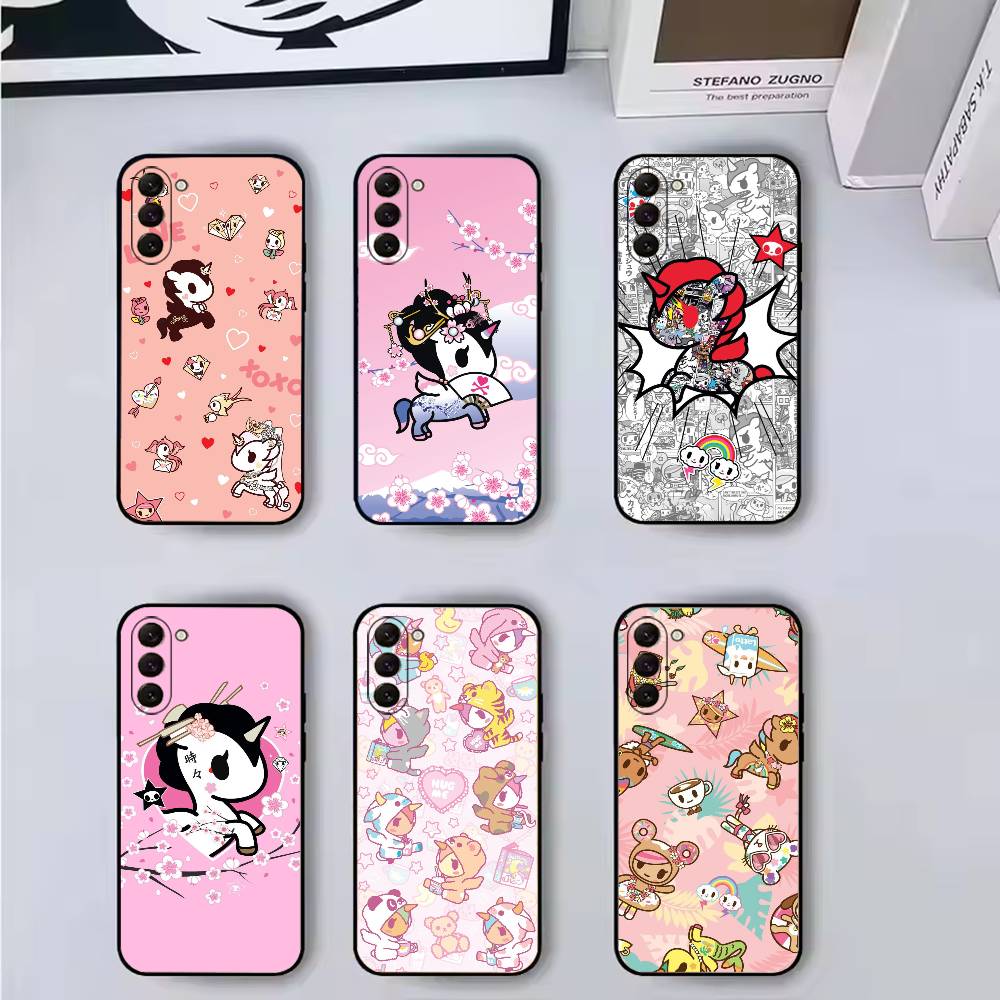 Japan T-Tokidokis Phone Case Silicone Soft For Samsung Galaxy A73,A72,A71,A70,A53,A52,A51