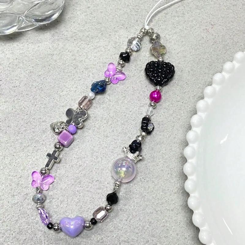 Ins-style Dreamy Heavy Industry Light Luxury Girl Mobile Phone Chain, Phone Case Pendant, Ccd Camera Chain