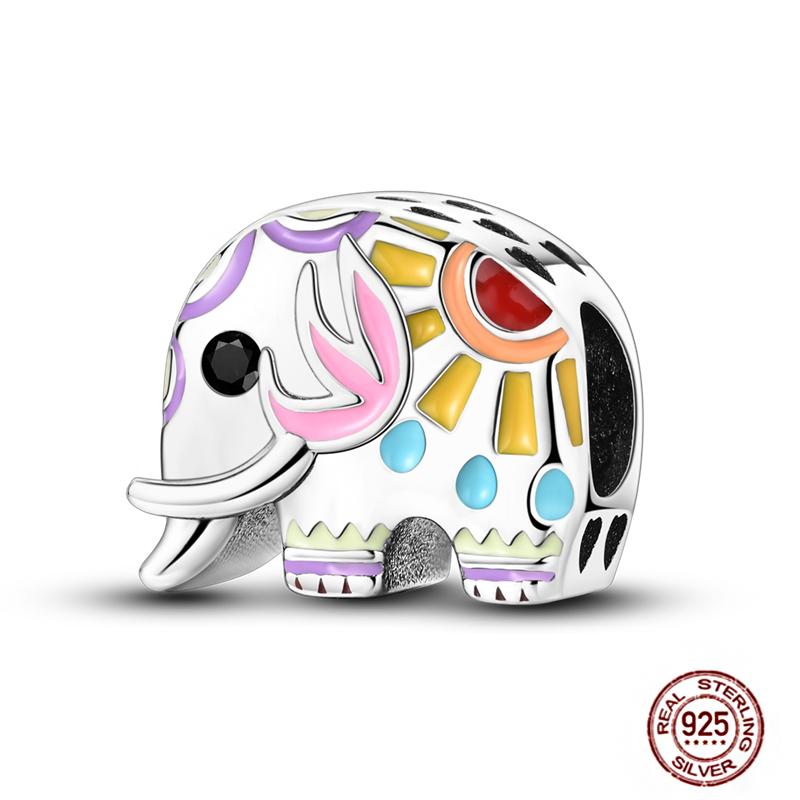 Christmas Charms Copper Fit Pendant Original Bracelets Santa Claus Snowflake Tree Gingerbread Man Beads Diy Jewelry