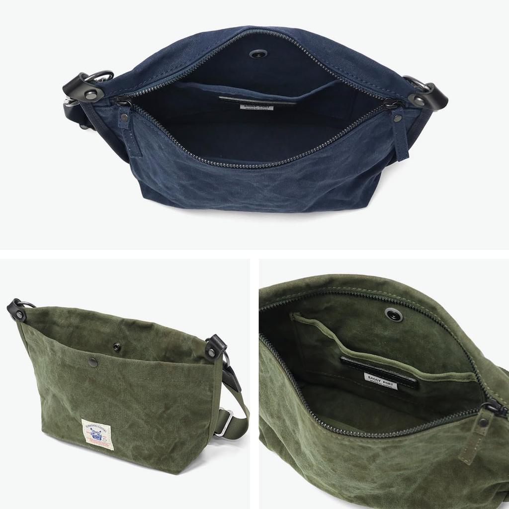 Baggy Port Mini Shoulder Bag, Black, BP-GRN880-BK