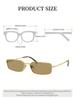 Prada PRA60S Gold Metal Sunglasses, Geometric UV400 Shades for Men & Women