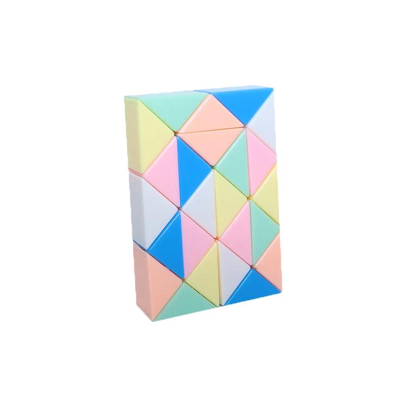 

24 розділи Пазли Fidget Toys Kids Children Creative 3D Transformable Games Рання освіта Magic Snake Ruler Twist Cubes
