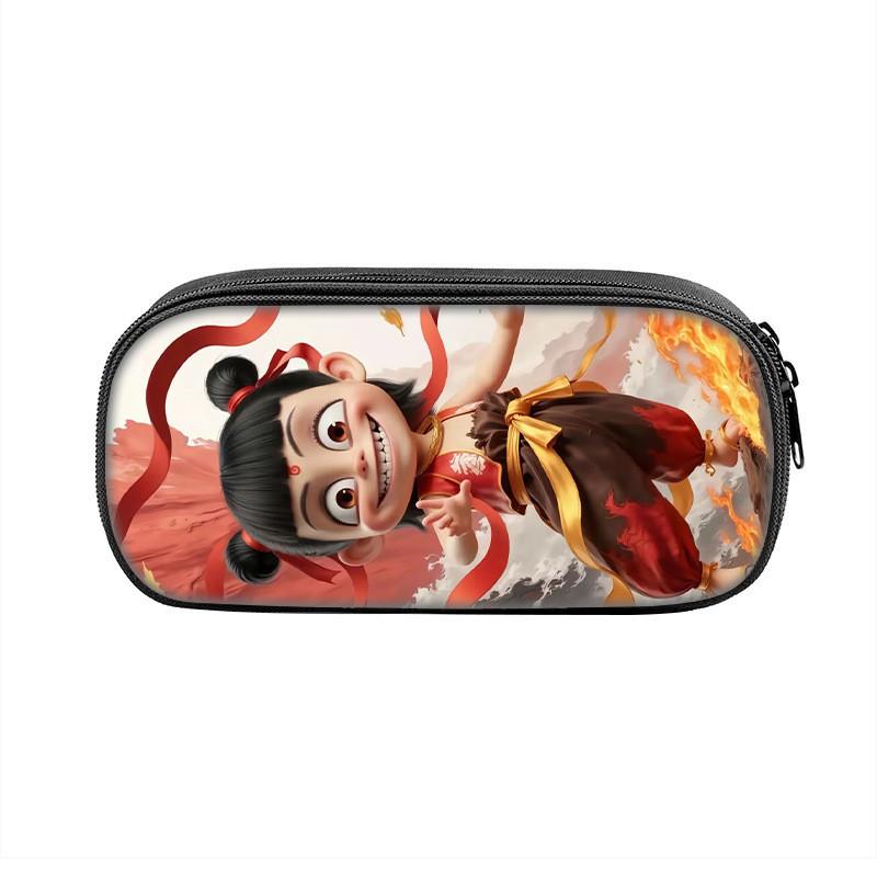 Nezha Birth Of The Demon Child Pencil Case For Kids Compact Storage With Cartoon Design