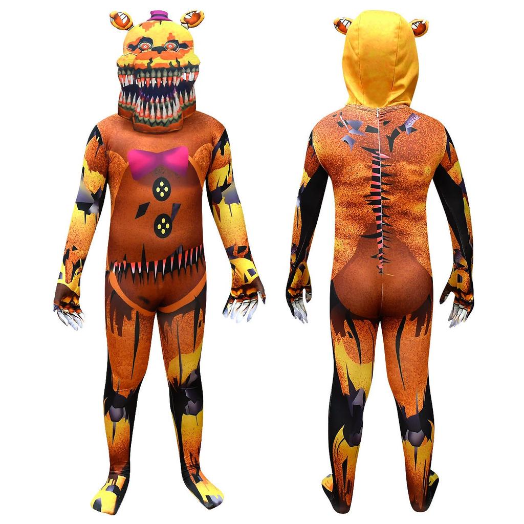 Five At Nights Freddys Childrens Cosplay Costume Halloween Masquerade Suit