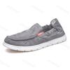 Scarpe da Ginnastica da Uomo Slip-On Autunnali Traspiranti per Guidare Camminare a Taglio Basso Suola in Gomma Calzature Piatte Casual Comode Copripiede