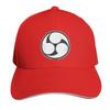 Tomoe  Mitsudomoe Symbol distressed Baseball Cap Hat Unisex For The Sun Custom Cap hats on offer F Women Hats Unisexs