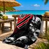Athletico Football Club Printed Microfiber Beach Towel, Soft And Absorbent, Quick-Dry, Ideal for Summer Travel, Beach Essential, Swimming Pool